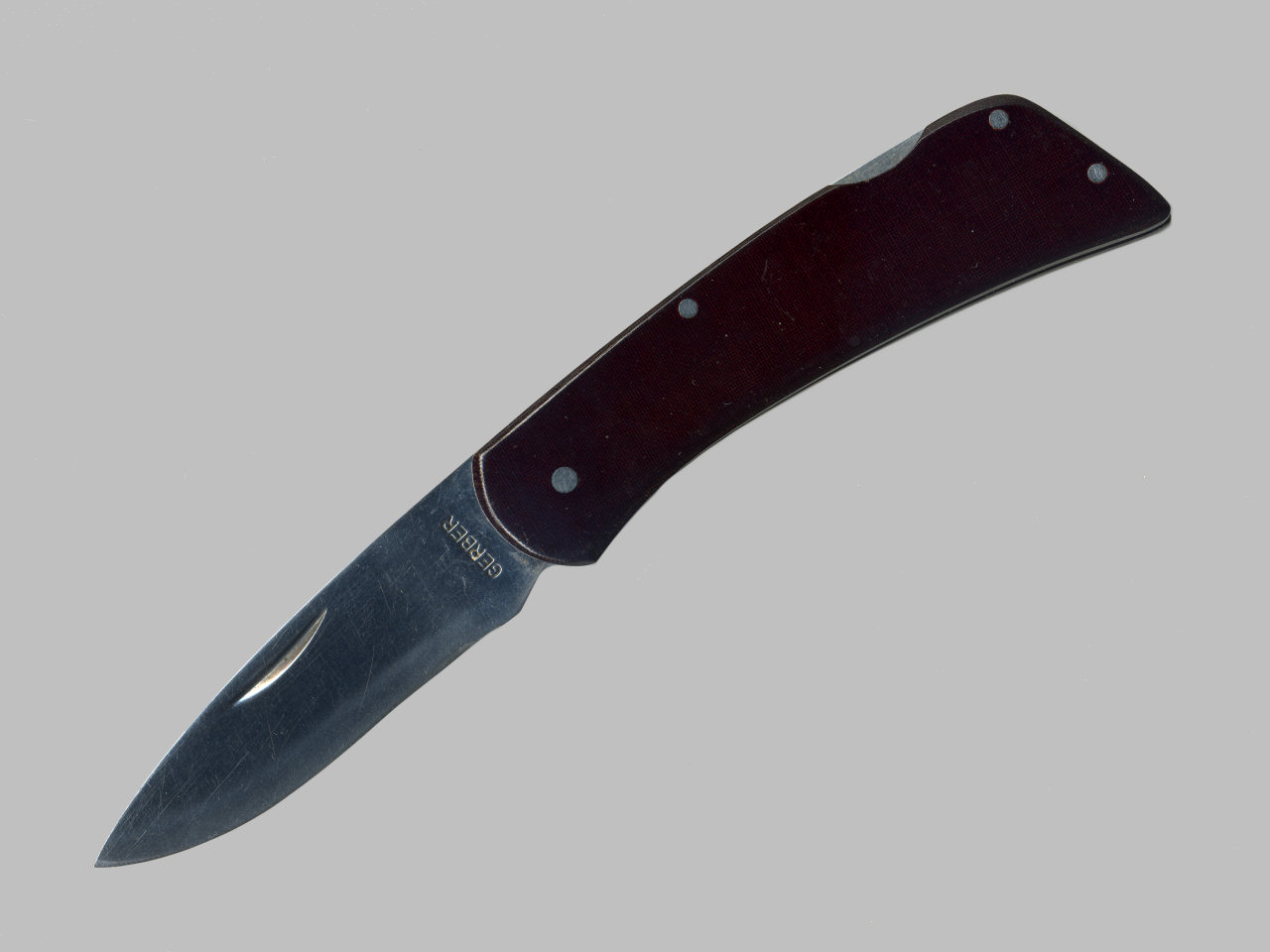  FST L.S.T }[}CJ^(FST L.S.T. maroon micarta)