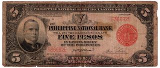 1937N 5 PESO\