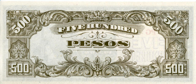 1943N 500 PESOS