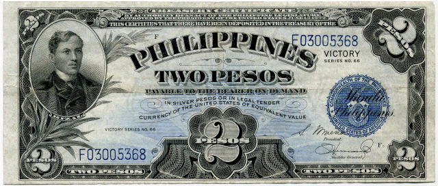 1944N 2 PESOS\