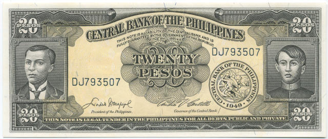 1962N 20 PESOS\