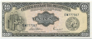 1966N 10 PESOS\