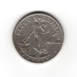 1918N 50 CENTAVOS