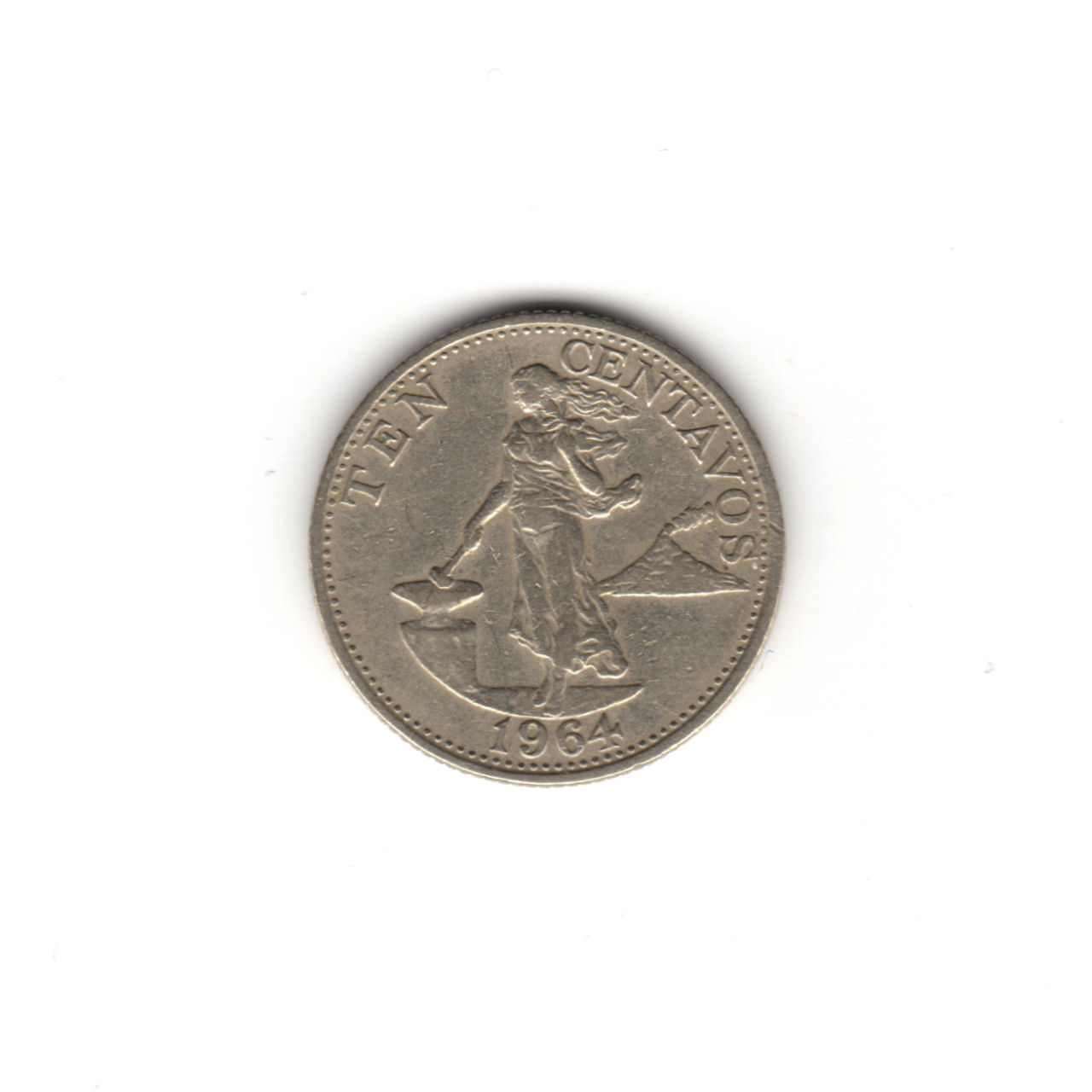 1964年 10 CENTAVOS