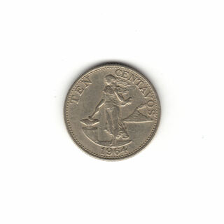 1964N 10 CENTAVOS