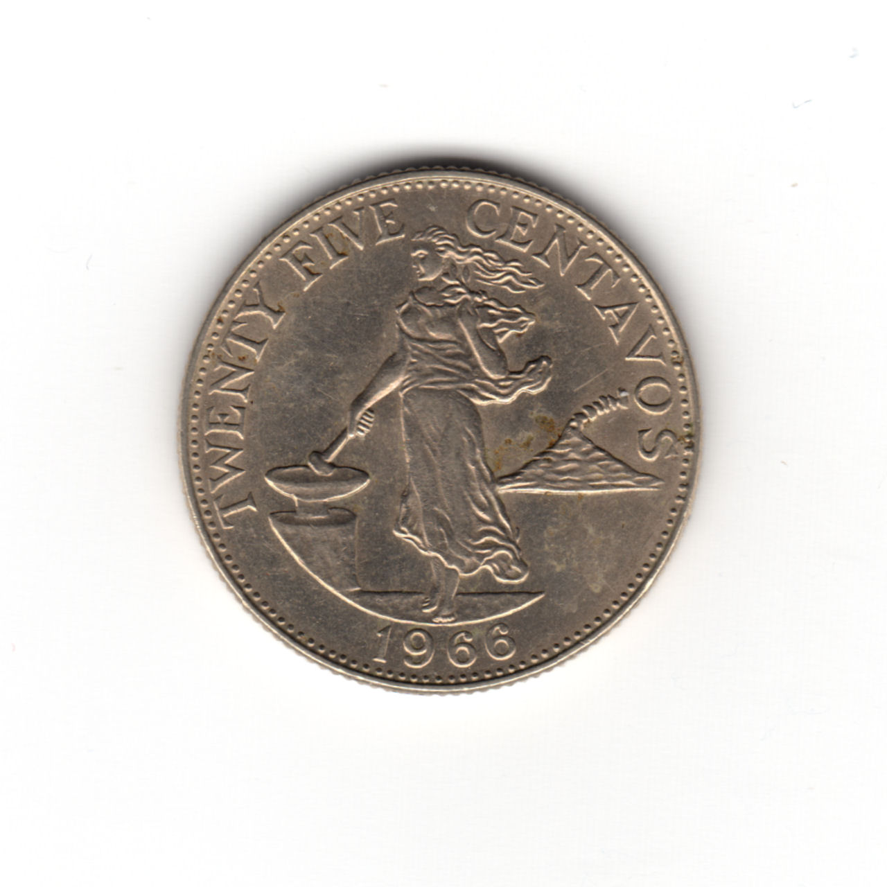 1966年 25 CENTAVOS