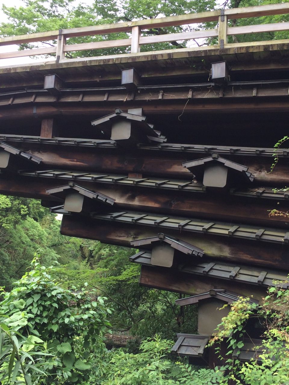 山梨県:猿橋の刎木