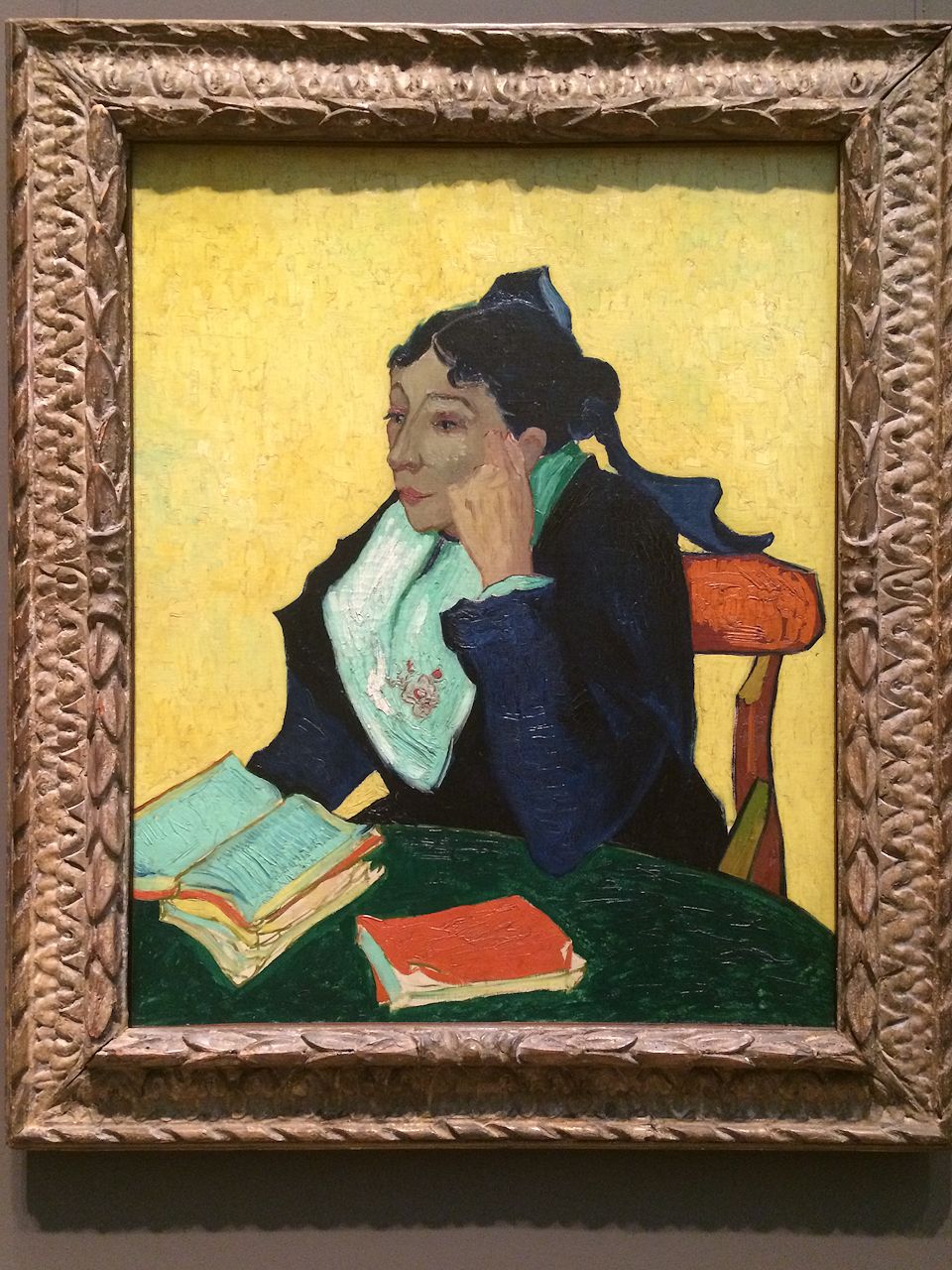 NY:メトロポリタン美術館、ゴッホのアルルの女(L Arlesienne)