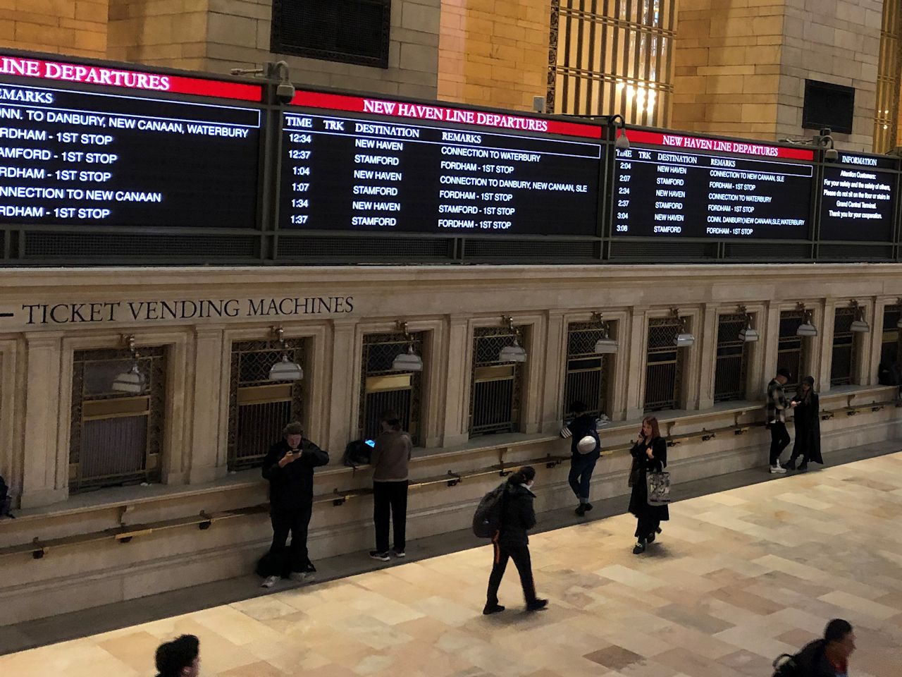 Ticket Vending Machines