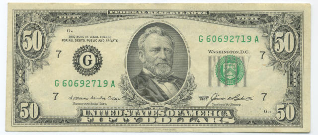 1985 50 DOLLARS