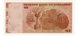 WouG 100h(Zimbabwe 100 dollars)